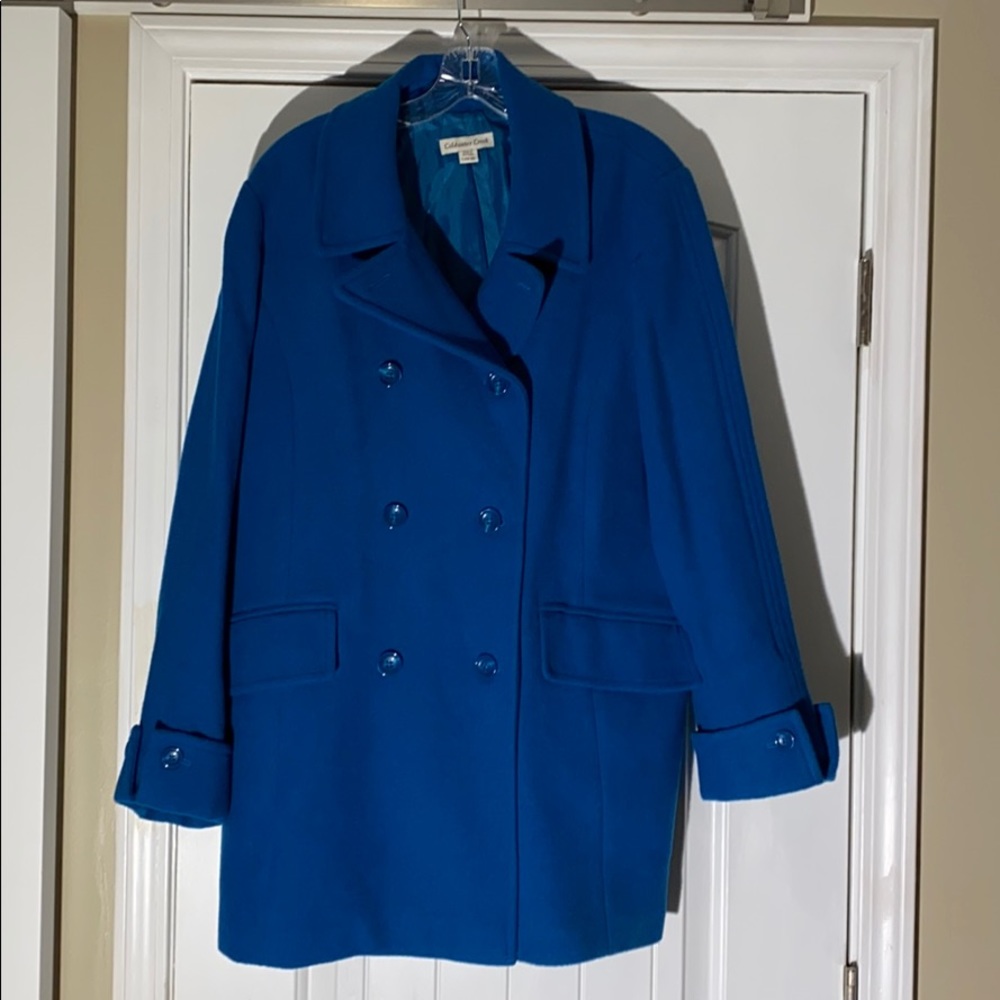 Cold Water Creek Large 14/16 Ocean blue color